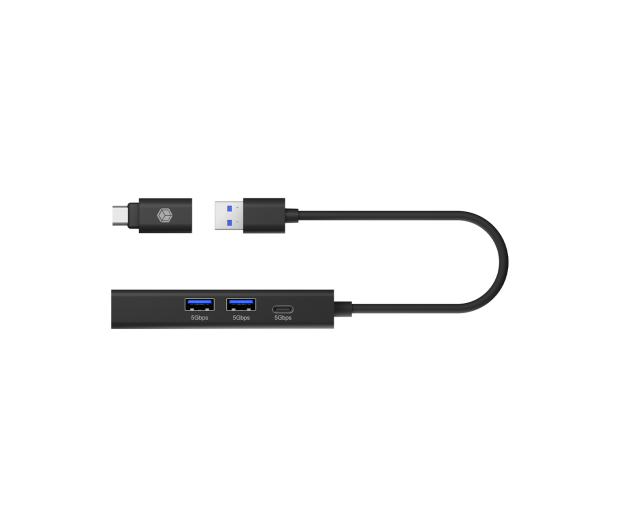 ICY BOX Hub 4w1 USB-C, USB-A, LAN - 1275308 - zdjęcie 5